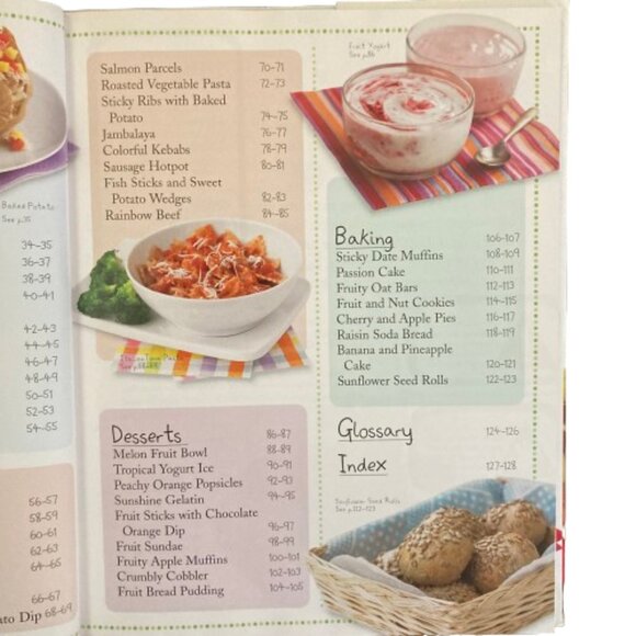 SALE! DK Kids' Fun & Healthy Cookbook Color Photos Easy to Follow, Kids 7-12 - Picture 4 of 6